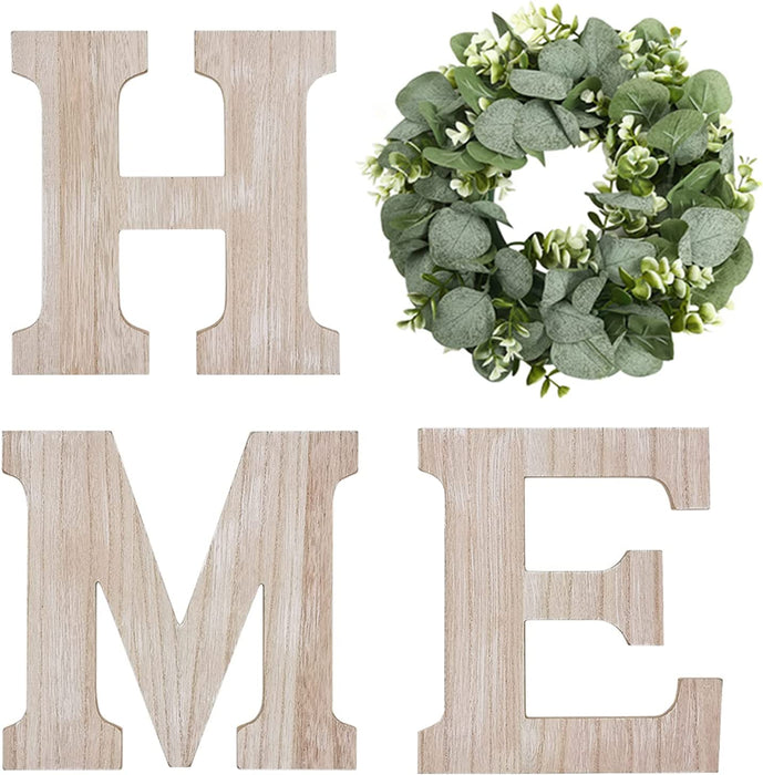 Wooden Home Sign Wall Hanging Decor Wood Home Letters for Wall Art